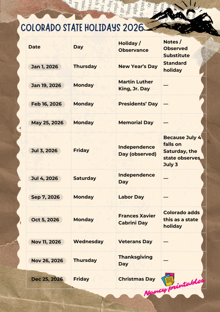 Colorado state holidays _ legal holidays for 2026 (3)